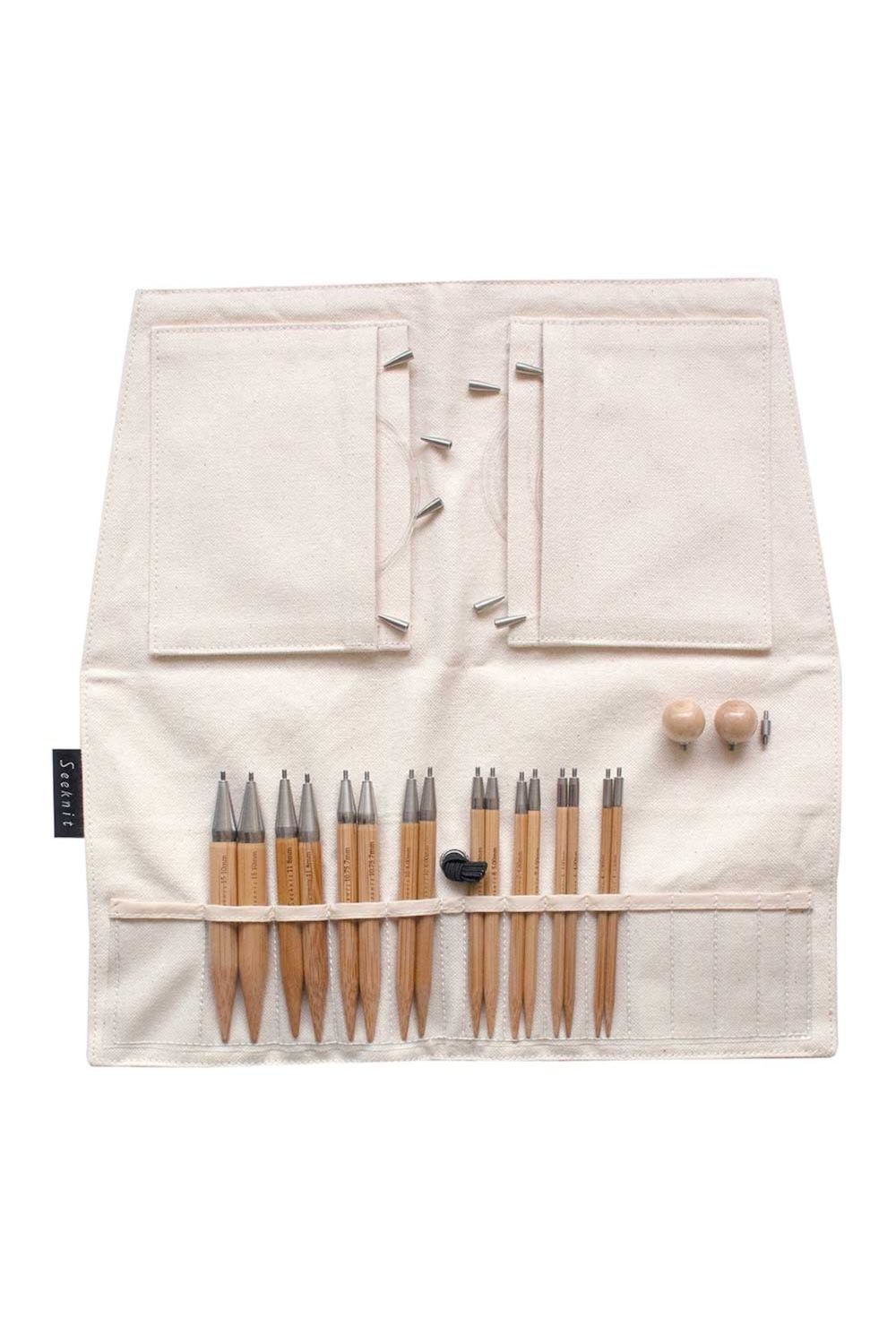 ESTUCHE AGUJAS INTERCAMBIABLES 10CM SEEKNIT CURVE KOSHITSU GRAND