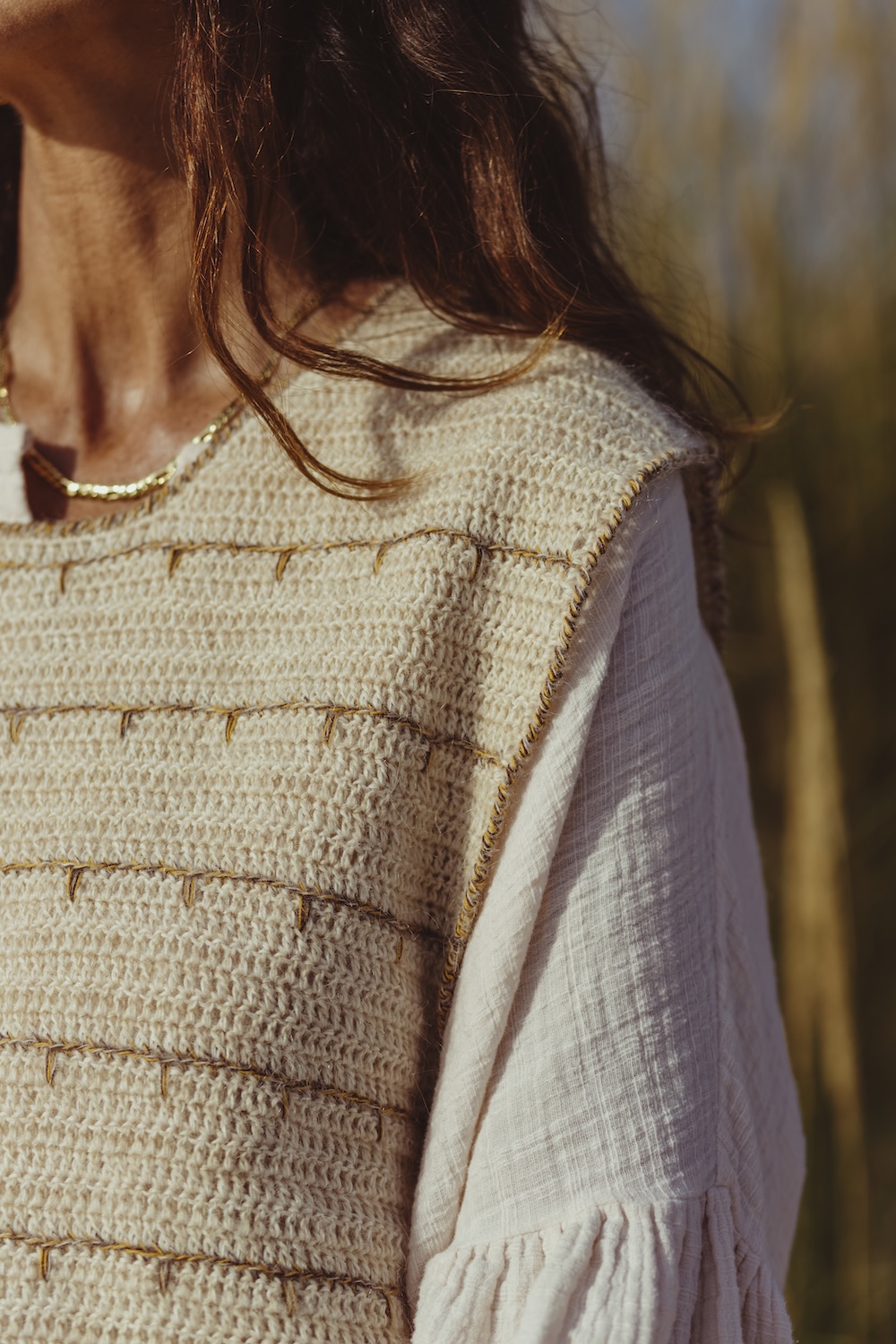 KIT CHALECO DUNA CROCHET CONSCIENTE - Imagen 9