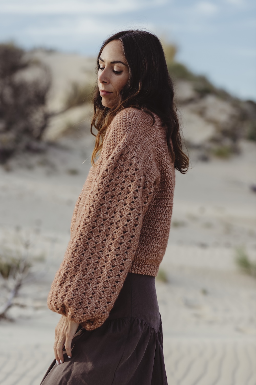 Material Chaqueta Canela (Katia)